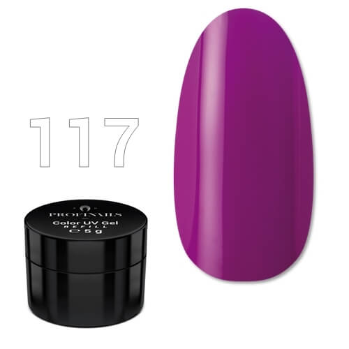 Profinails UV  színes zselé 5g No. 117 refill