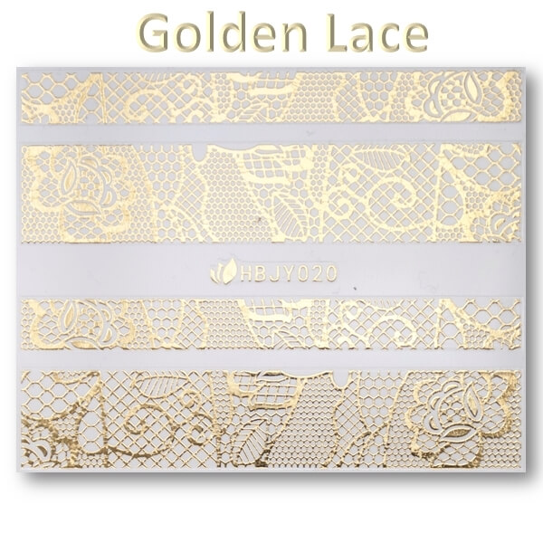 3D Gold Lace matrica No-07-HBJY-020