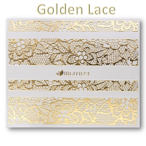 3D Gold Lace matrica No-07-HBJY-023