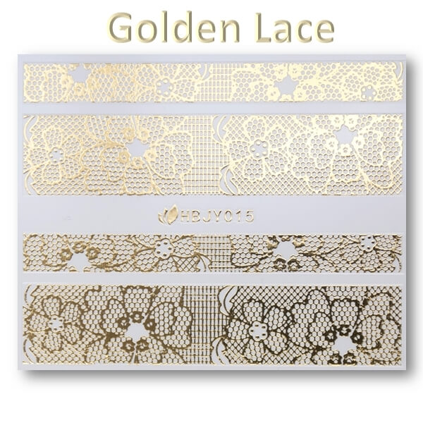 3D Gold Lace matrica No-07-HBJY-015