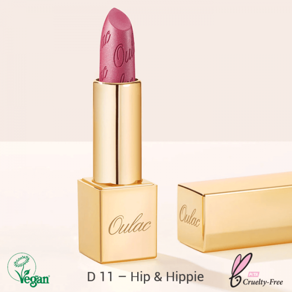 Oulac Metallic Shine Lipstick ajakrúzs 4.3g No. D-11 Hip & Hippie