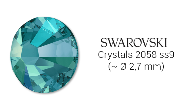 Swarovski Crystals Fb. #2058 ss9